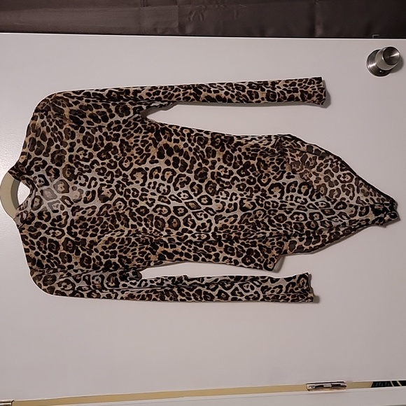 Forever 21 Tops - Xl body suit cheetah print